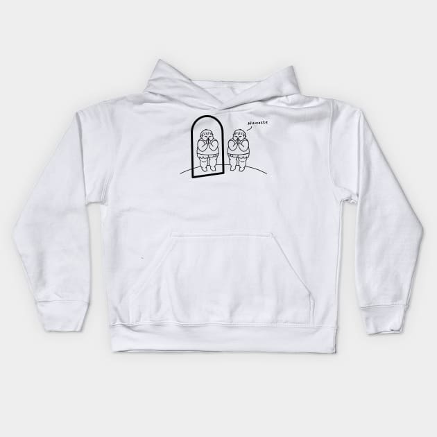 Namaste Kids Hoodie by Studio Haiya